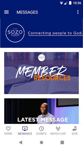 Screenshot Sozo Church Wa