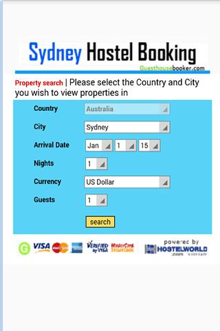 Sydney Hostel Booking 2
