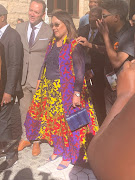 Patricia de Lille, Good leader and minister of public works and infrastructure, and Brett Herron, Good secretary general, arrive at Sona 2020.