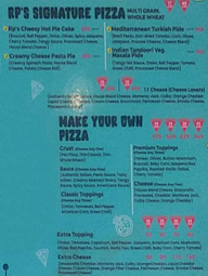 Rp's Pizzeria menu 6