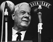 'Architect of apartheid' Hendrik Verwoerd.