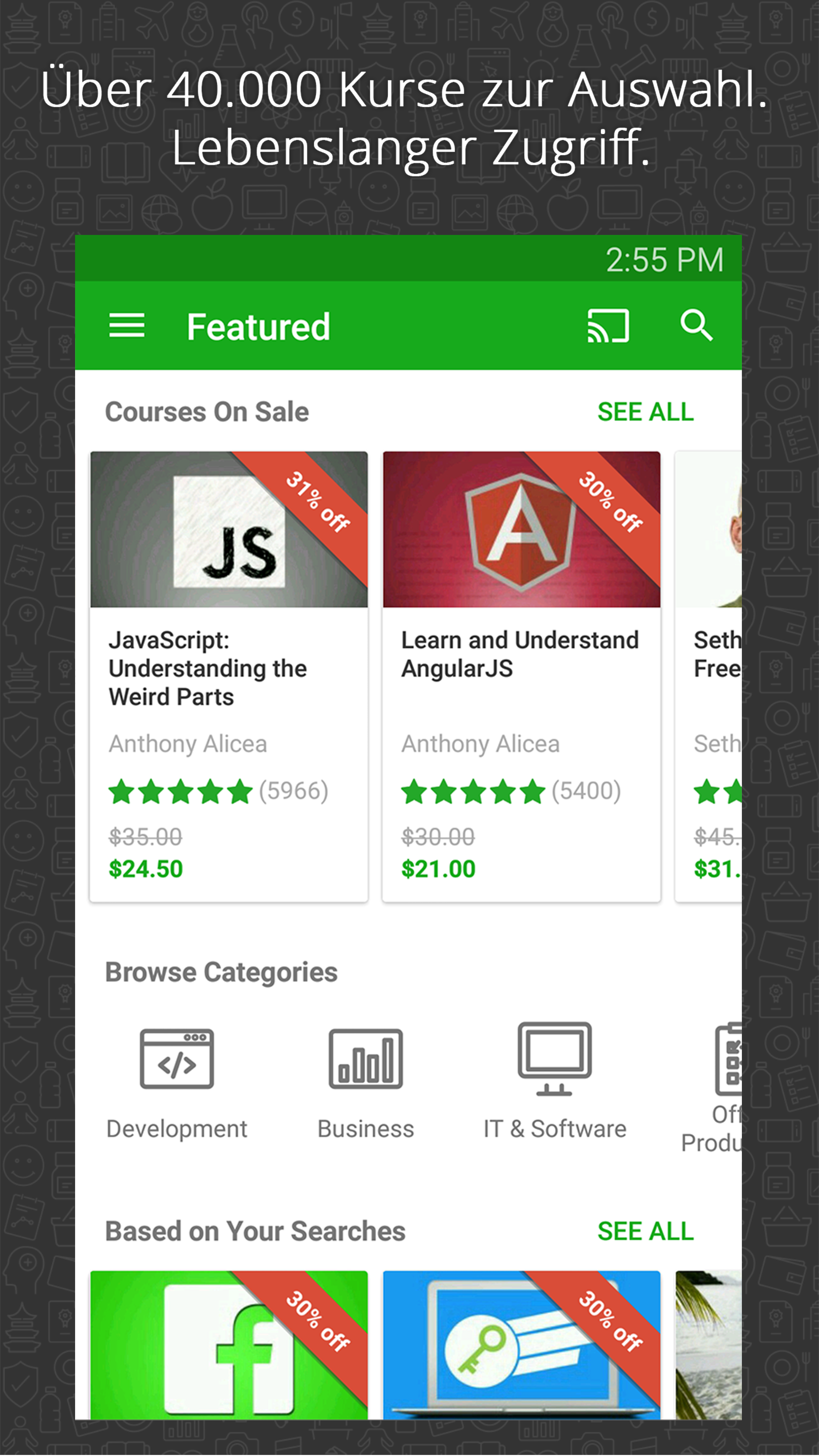 Android application Udemy - Online Courses screenshort