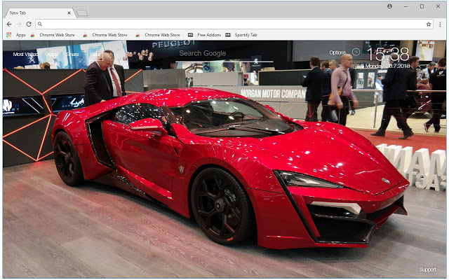 Lykan Hypersport Cars Custom New Tab