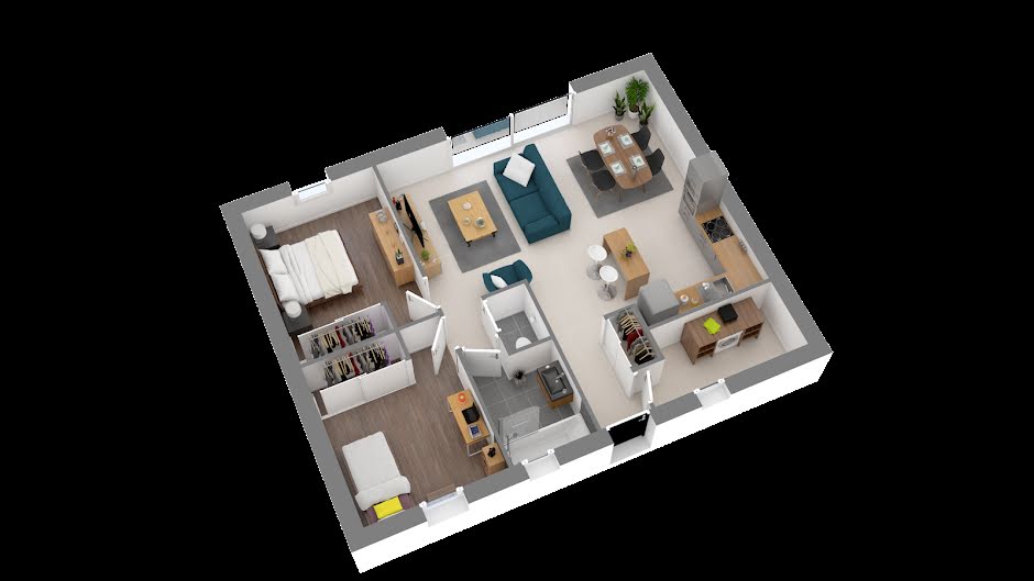 Vente maison neuve 3 pièces 66 m² à Tremont (49310), 124 599 €