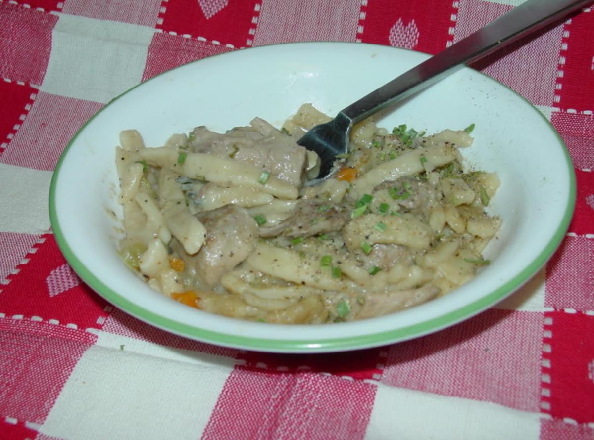 Mom S Old Fashioned Turkey Noodles Just A Pinch Recipes