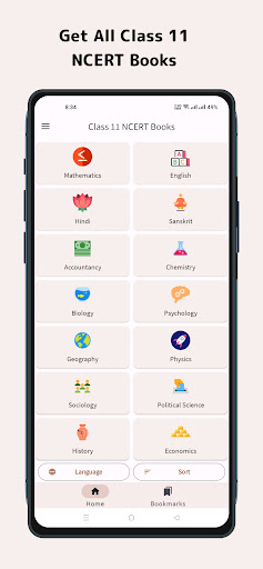 Screenshot Class 11 NCERT Books