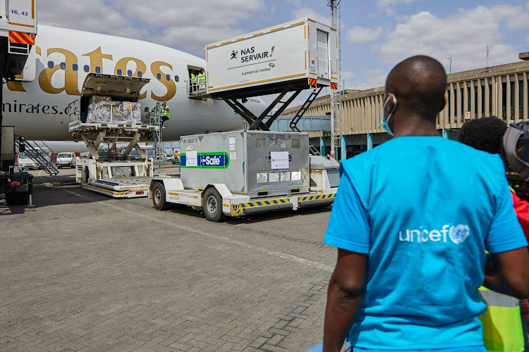 Kenya receives 10,000 doses of the AstraZeneca vaccine donated by the UK government on July 31, 2021