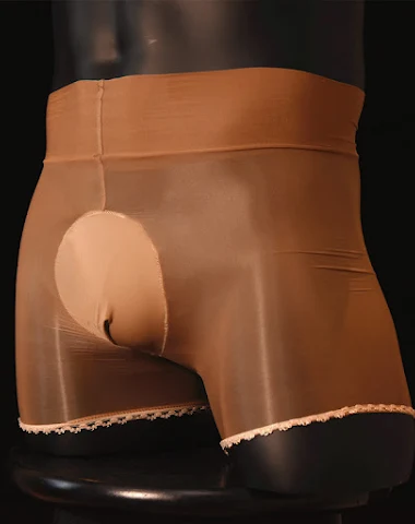 Men's Shiny Stockings Underwear Sex - 0
