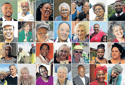 LIVES OF SERVICE: Faces of some of the local heroes in line to be honoured for their contributions to the community