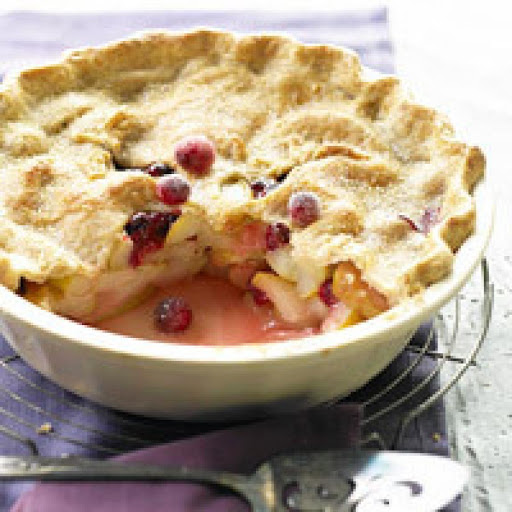 Deep-Dish Pear/Cranberry Pie