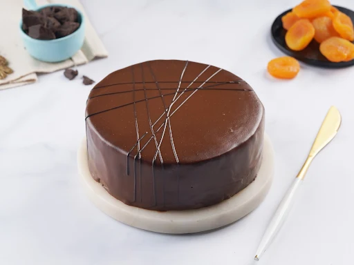 Chocolate Apricot Gateaux