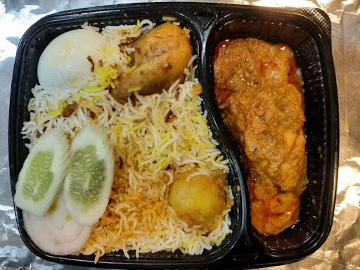 Kolkata Chicken Biryani & Chap (Combo Small)