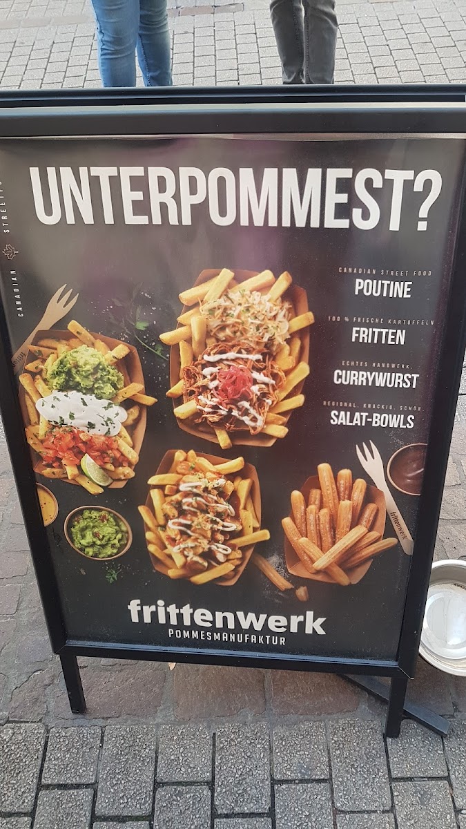 Frittenwerk gluten-free menu