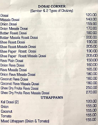 Saravana Bhavan menu 5