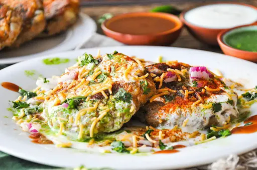 Dahi Aloo Tikki Chaat