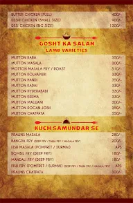 Punjabi Jaika menu 6