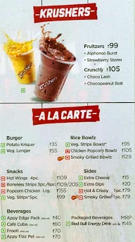 KFC menu 2