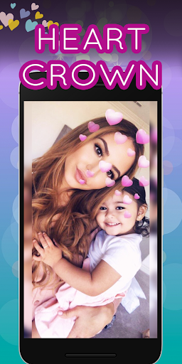 Heart Crown Photo Filter Camera