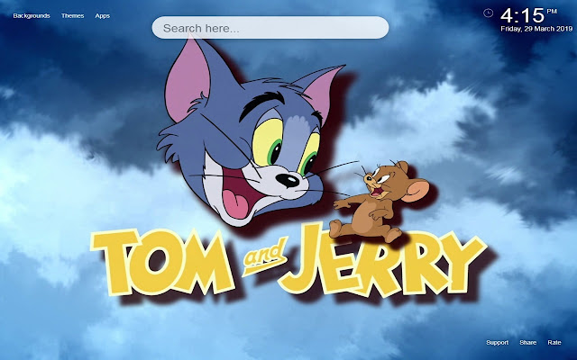 Tom y Jerry HD Wallpapers Nueva pestaña