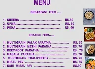 The Snacks Club menu 1