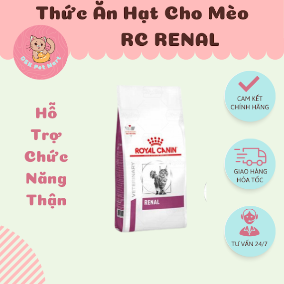 Royal Canin Renal Feline - Thức Ăn Hạt Hỗ Trợ Chức Năng Thận Cho Mèo