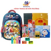 Sét Đồ Dùng Học Tập Cao Cấp - Hành Trang Đến Trường Cho Bé Cấp I - Balo, Bảng, Bút Chì, Thước Kẻ, Gọt Chì, Tẩy, ...