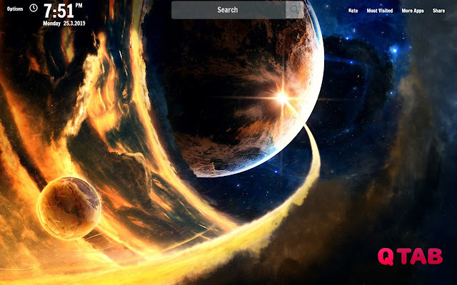 Planets New Tab Planets Wallpapers