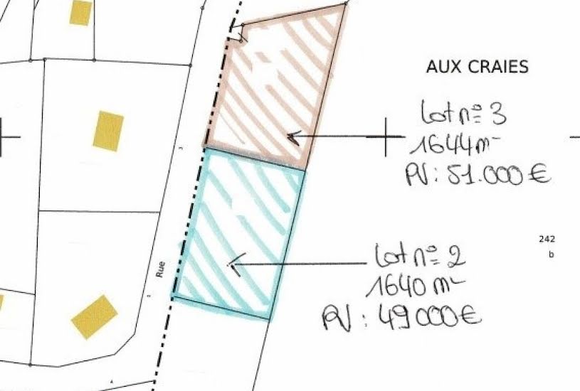  Vente Terrain à bâtir - 1 640m² à Aubigney (70140) 