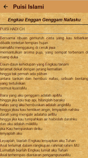 Download Puisi Islami Penyejuk Hati Google Play softwares 