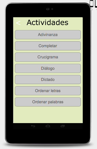 Actividades complementarias