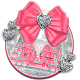 Download Pink Silvered Bow Keyboard Theme For PC Windows and Mac 10001001