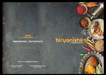 Biryanishk By The Biryani Company menu 