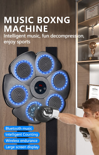 Title 5, Smart Music Boxing Machine Wall Target Indoor T...