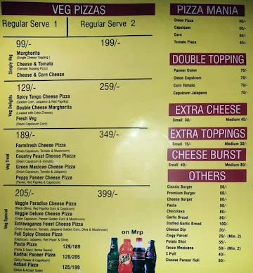 C well pizza menu 