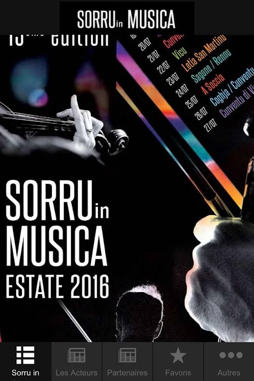 Android application Sorru in Musica screenshort