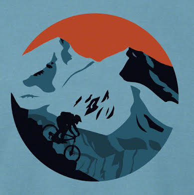 Mechanical Threads Bike Down Mountains T-Shirt alternate image 0