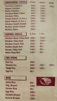 The Supreme Restaurant menu 3