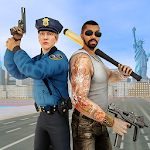 Cover Image of Скачать NYC City Crime Cops Gang Wars 1.0 APK