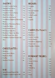 Fat Guyy Patisserie menu 1