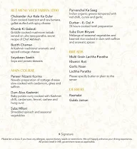 Indian Durbar - Conrad Bengaluru menu 8