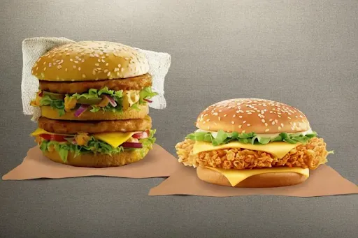 Maharaja Burger And Crispy Zinger Burger