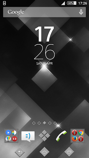 Sparkle Gray Xperien Theme