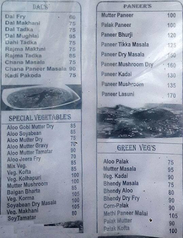 Agarwal Parathas And Snacks menu 