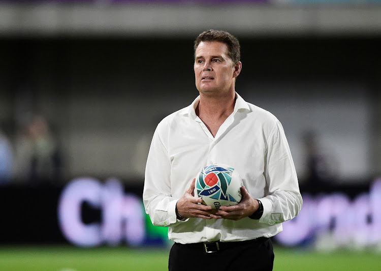 South Africa head coach Rassie Erasmus is on the brink of leading the Springboks to Rugby World Cup glory.