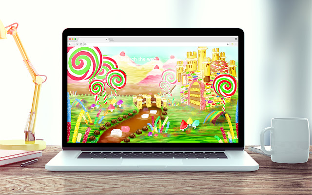 Candy Land New Tab Theme