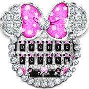 Pink Minny Diamond keyboard  Icon