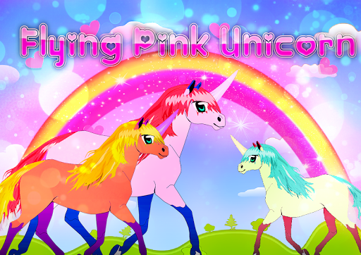 Flying Pink Unicorn Game Free