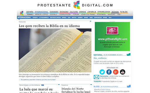 Noticias de Protestante Digital