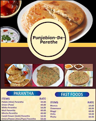Punjabian-De-Parathe menu 1