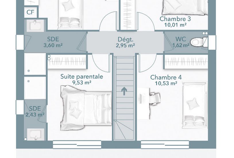  Vente Terrain + Maison - Terrain : 600m² - Maison : 95m² à Seilh (31840) 